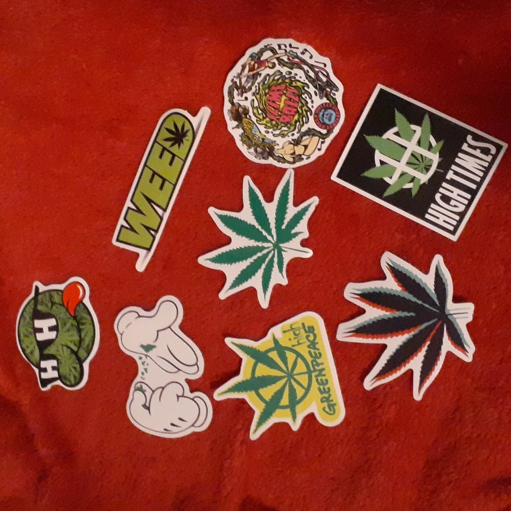 4/20 Skateboarding Stickers